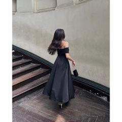Đầm Nữ  Dự Tiệc Thiết Kế Trễ Vai Dáng Xòe Sang Trọng - RADIN DRESS - GOÛT DE JUN