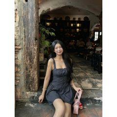 Đầm Nữ Thiết Kế Nhún Ngực Phối Nút Form Ngắn Dễ Thương - DOREE DRESS - GOÛT DE JUN