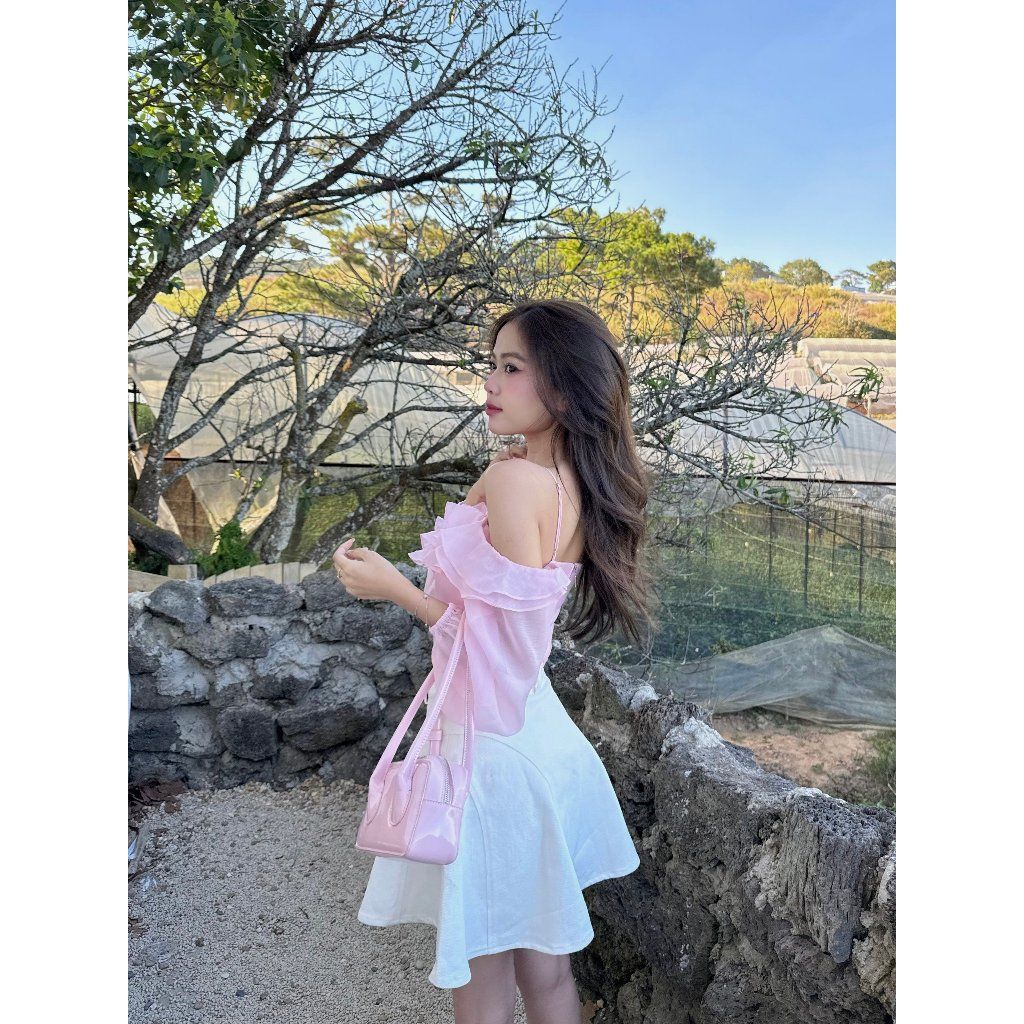 Chân Váy Nữ Kaki Ngắn Form Xòe Hot Trend  - CEENI SKIRT - GOÛT DE JUN