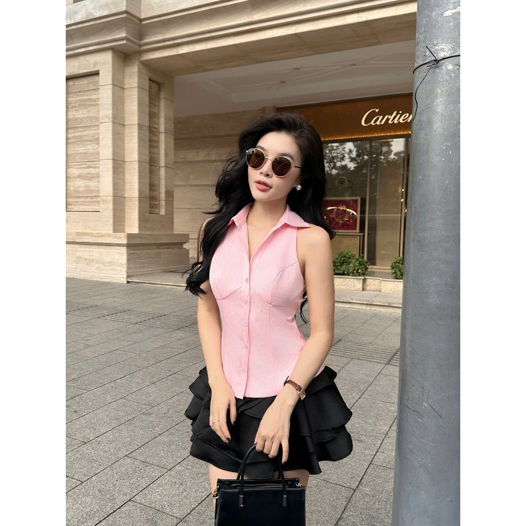Chân Váy Ngắn Xòe Tầng Năng Động Dễ Thương - FREYAN SKIRT - GOÛT DE JUN