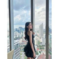 Đầm Cổ Yếm Mini Ôm Dáng Phối Tua Rua 3D - KALIN DRESS - GOÛT DE JUN