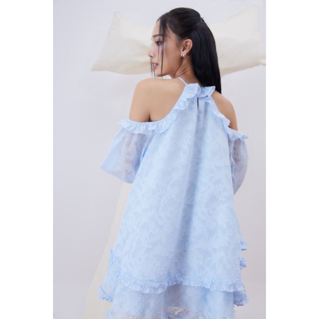 Đầm Nữ Babydoll Cổ Yếm Phối Tầng Form Ngắn - DOYON DRESS - GOÛT DE JUN