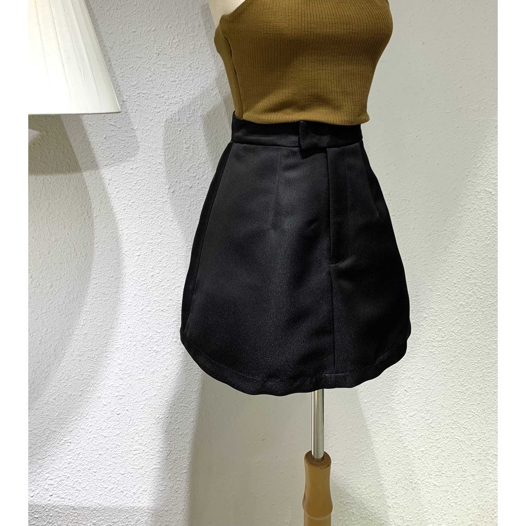 GOÛT DE JUN - Áo nữ croptop thun cổ chéo - Ruma Top