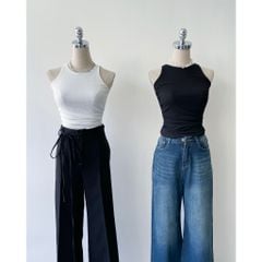 Áo Ba Lỗ Nhún Eo Hai Màu Basic - ALI TOP - GOÛT DE JUN