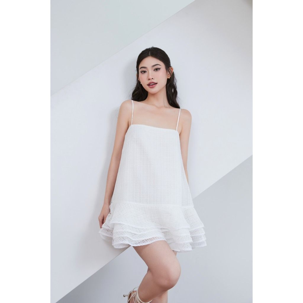 Đầm Nữ Hai Dây Form Xòe Tầng Bánh Bèo Mùa Hè - PATTY DRESS - GOÛT DE JUN