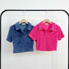GOÛT DE JUN - Áo croptop nữ cổ bẻ  - Ivy Top