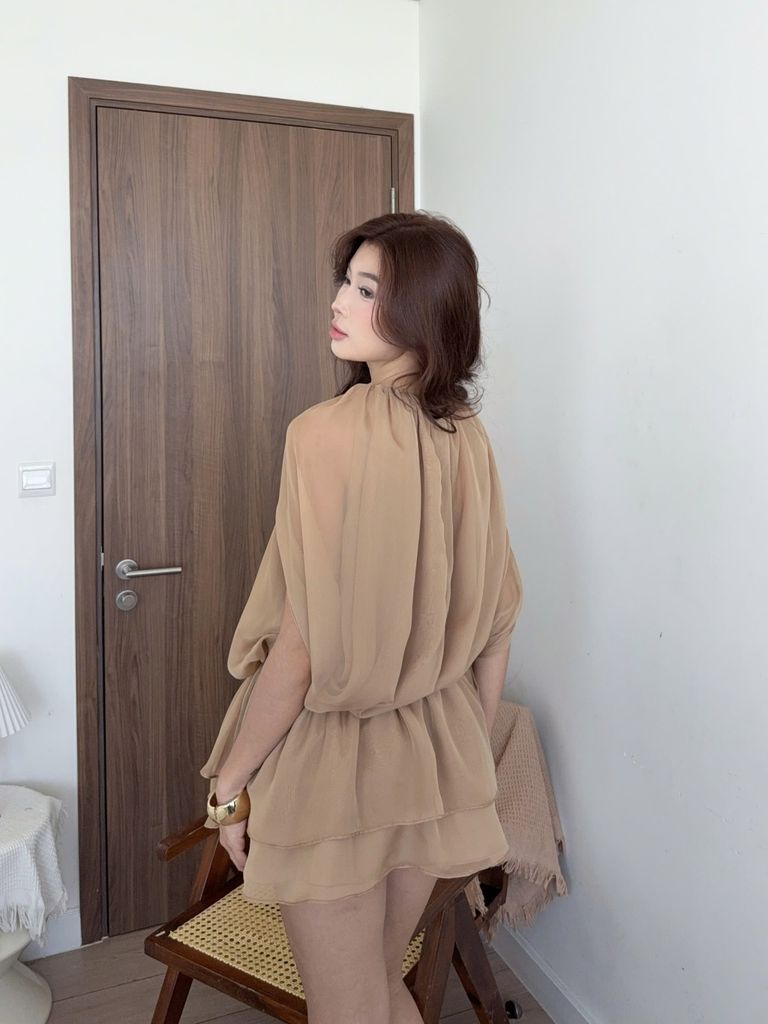 Đần Nữ TRIXSYN Dáng Ngắn Xòe Nữ Tính GOÛT DE JUN
