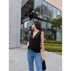 Áo gile nữ thiết kế form rộng CHIZU  TOP - GOÛT DE JUN