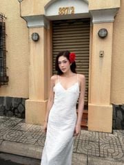 Đầm Nữ RAFOSS DRESS Form Dài Hở Lưng Quyến Rũ GOUT DE JUN