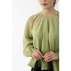 GOÛT DE JUN - Áo kiểu tay phồng raglan  - Kalie Top