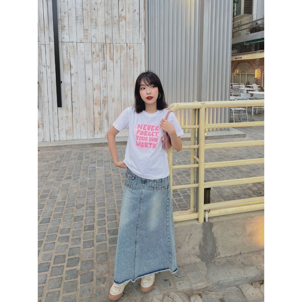Chân Váy Jeans Dáng Đuôi Cá - MON SKIRT - GOÛT DE JUN