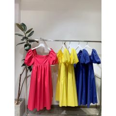 GOÛT DE JUN - Đầm dài babydoll tay bồng - Austin Dress
