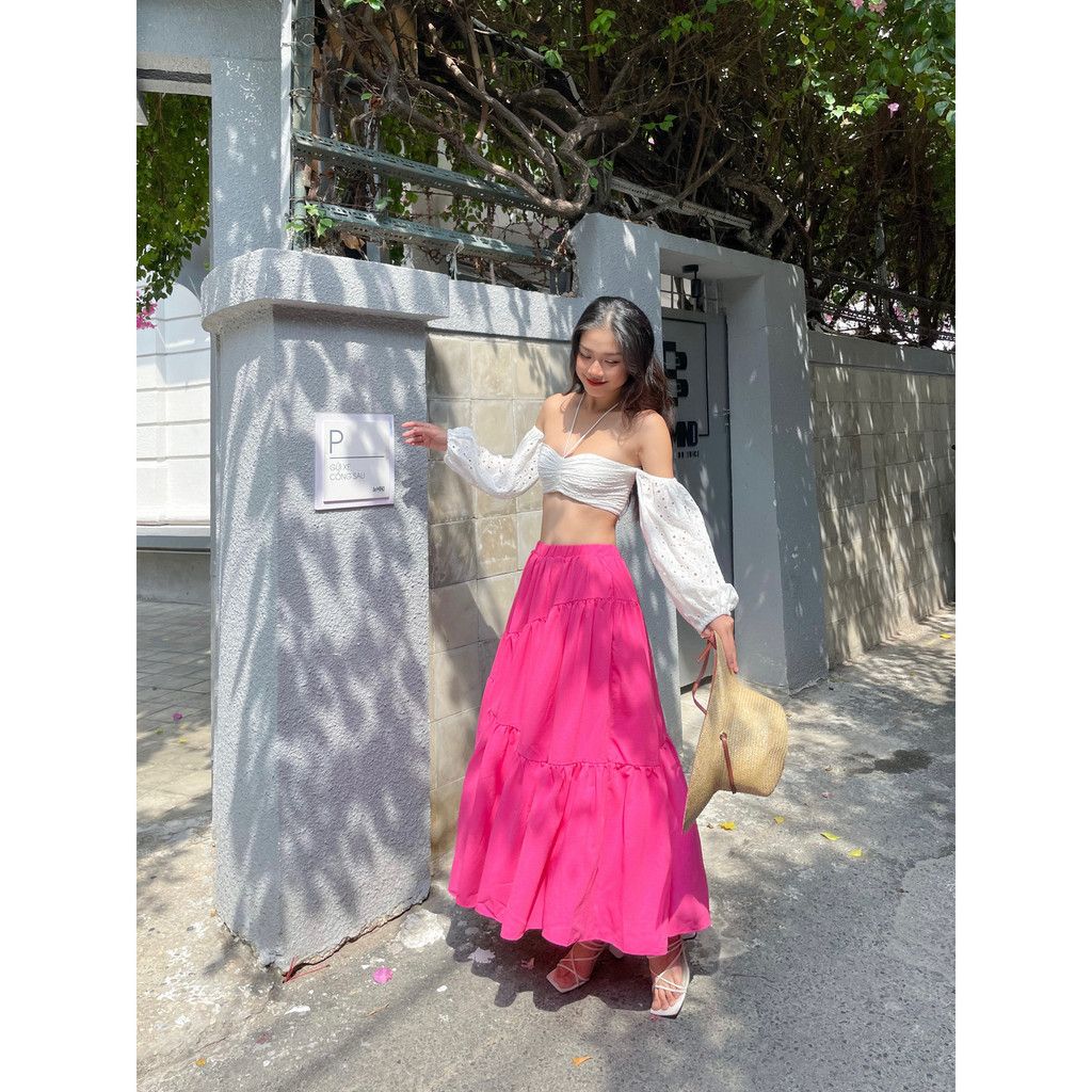 Chân Váy Dài Freesize Bồng Bềnh NETROL SKIRT - GOÛT DE JUN