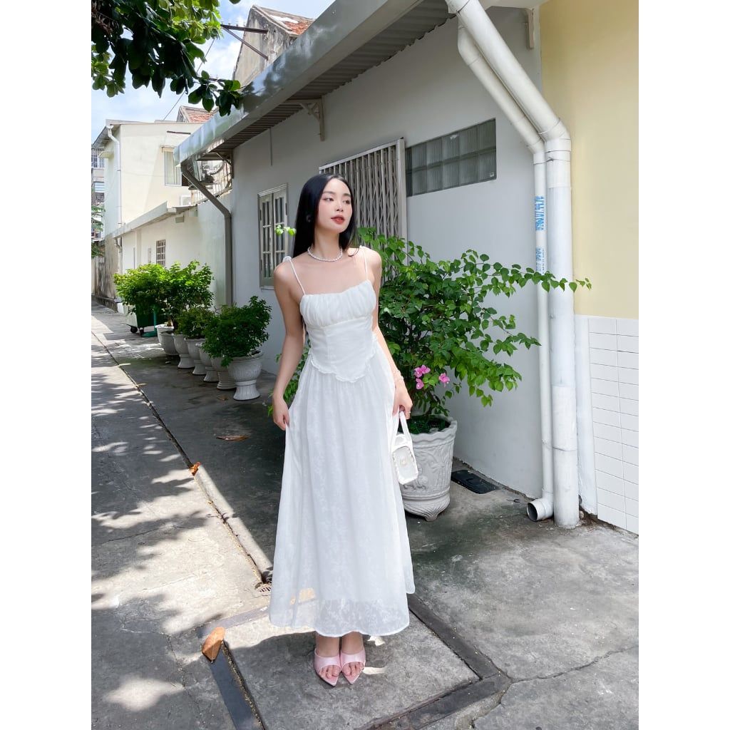 Đầm Nữ 2 Dây Maxi Nhẹ Nhàng Nữ Tính SELIN DRESS - GOÛT DE JUN