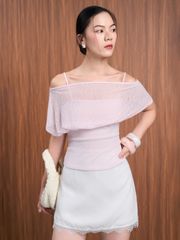 Chân Váy Nữ XIETY Chữ A Basic Phối Ren Nữ Tính GOÛT DE JUN