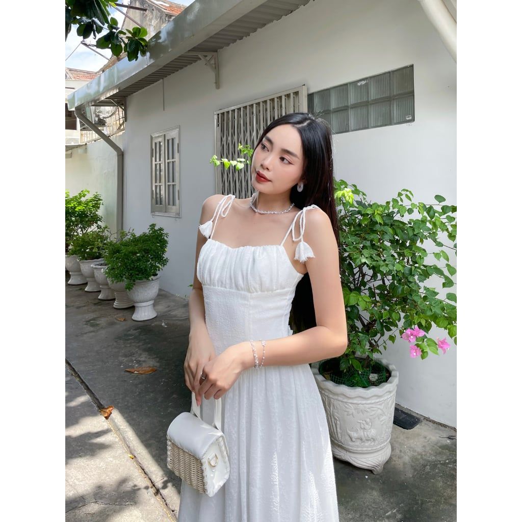 Đầm Nữ 2 Dây Maxi Nhẹ Nhàng Nữ Tính SELIN DRESS - GOÛT DE JUN