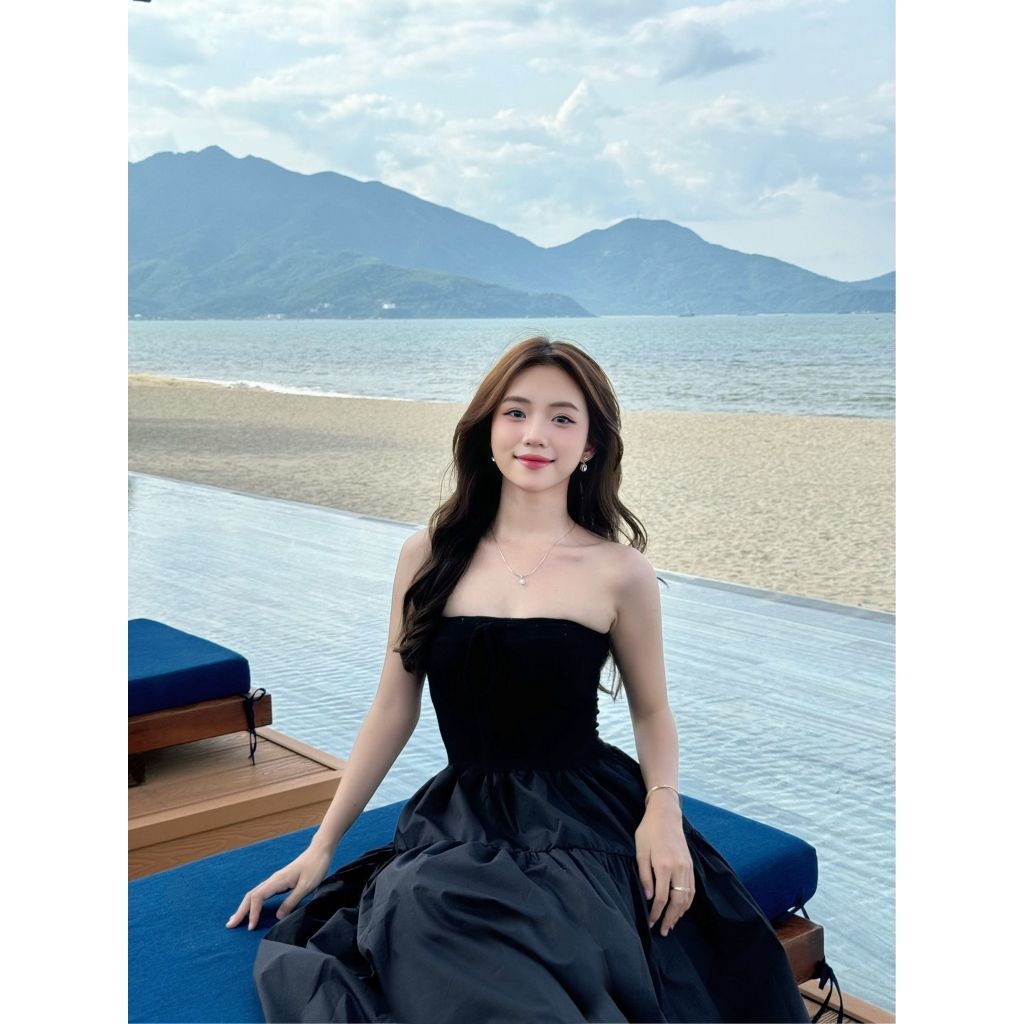 Đầm Nữ Đi Tiệc Thiết Kế Cúp Ngực Form Xoè Nhè Nhàng  - SLYN DRESS - GOÛT DE JUN