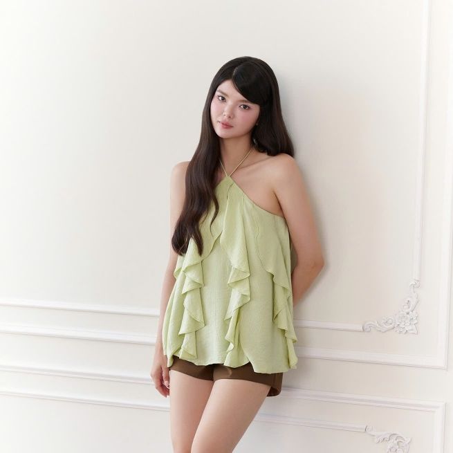 GOUT DE JUN Quần Short Nữ Lưng Cao Dáng Chữ A LAKEM PANTS Quần Đùi Ống Rộng Dễ Phối Đồ FGSA2607048