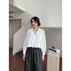 Áo Sơmi Nữ Công Sở Tay Dài Cách Điệu Thanh Lịch Dáng Bí -  FAYLIN TOP - GOÛT DE JUN