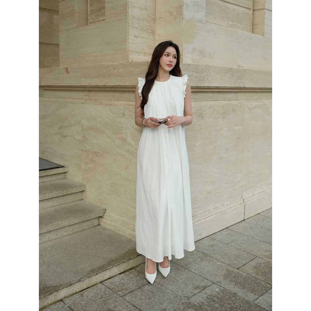 Đầm Nữ Thiết Kế Cánh Tiên Freesize Dáng Dài Dễ Thương - ANDES DRESS - GOÛT DE JUN