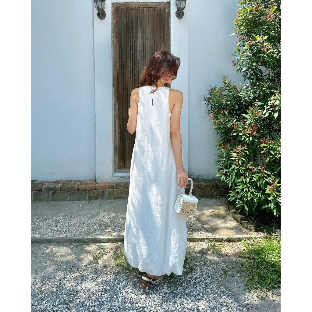 Đầm Nữ Maxi Đi Biển Freesize Dáng Bí Dễ Thương - GINIS DRESS - GOÛT DE JUN
