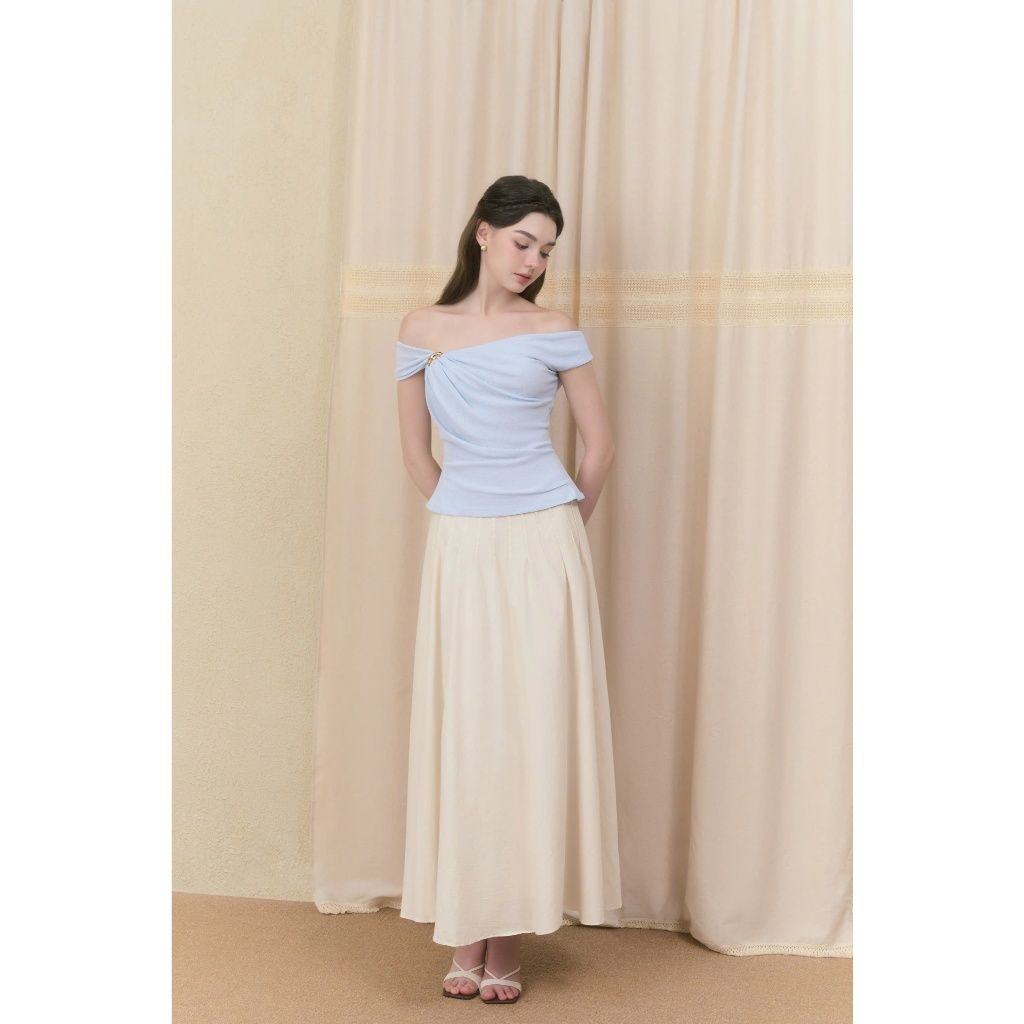 Chân Váy Nữ OMRAN SKIRT Dáng Dài Form Xòe Cơ Bản Dễ Phối Đồ GOUT DE JUN