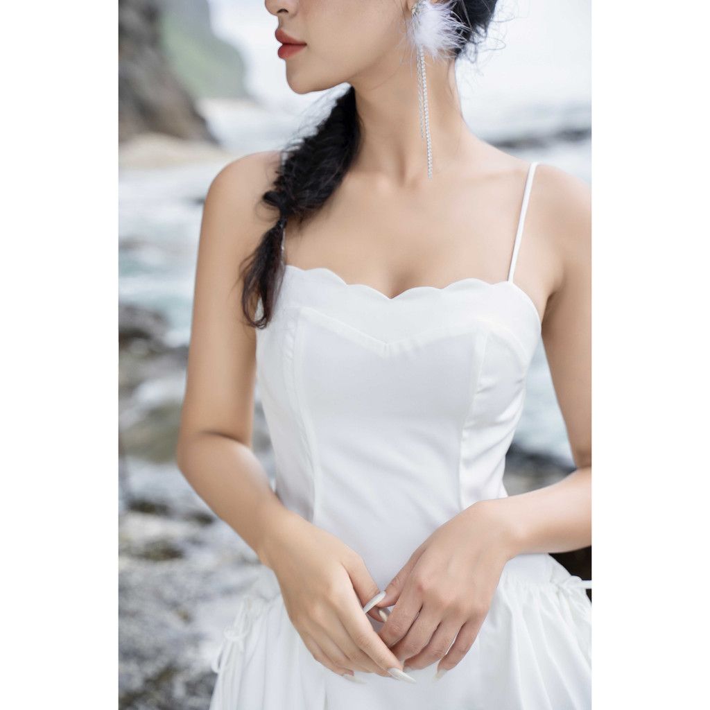 Đầm nữ hai dây gợn sóng - Berly Dress - GOÛT DE JUN