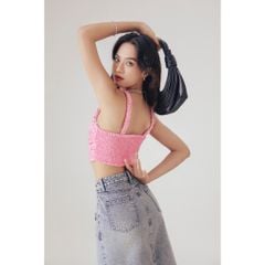 Áo Croptop Thiết Kế Nhún Cá Tính - Layde Top - GOÛT DE JUN