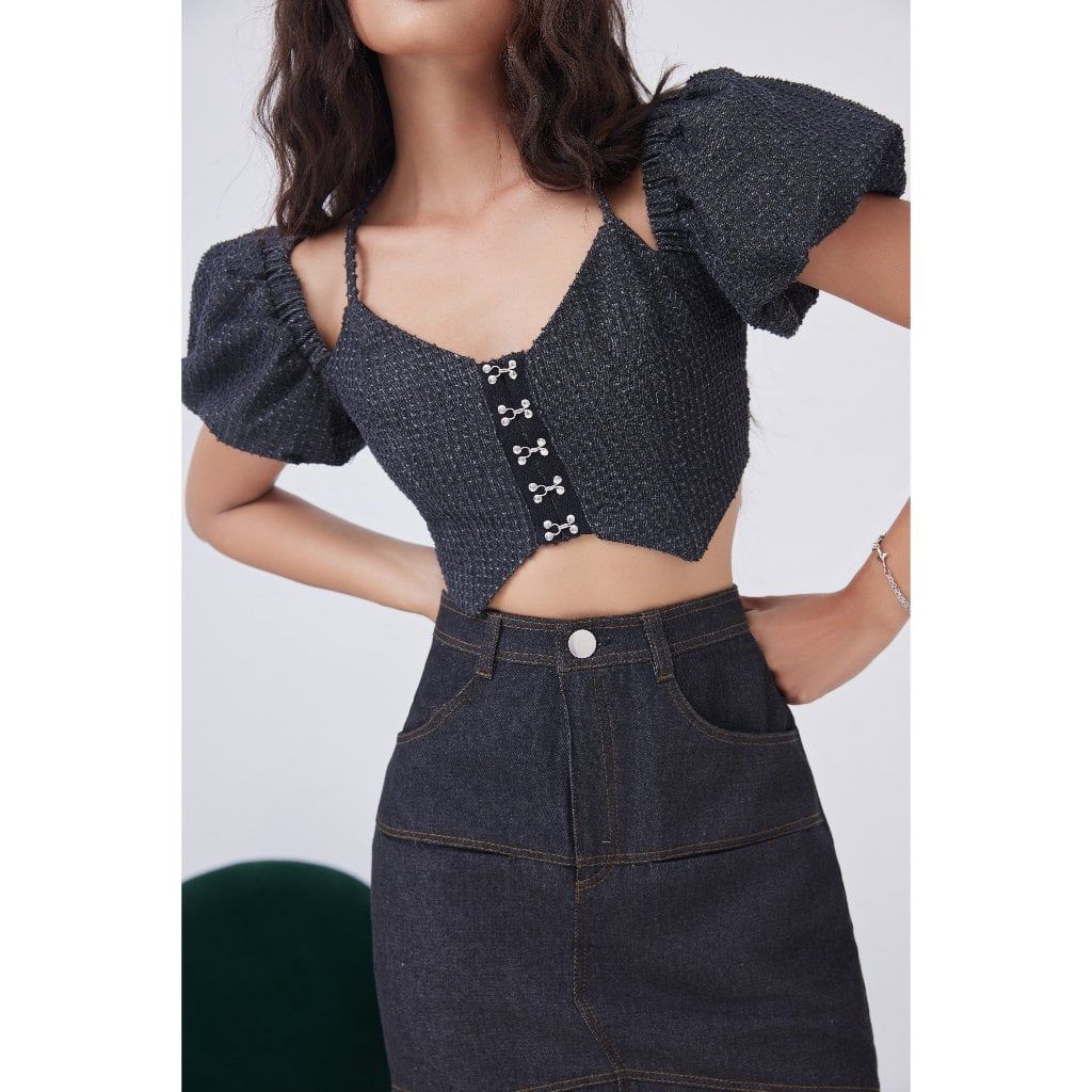Chân Váy Denim Dáng Đuôi Cá - ENSEA SKIRT - GOÛT DE JUN