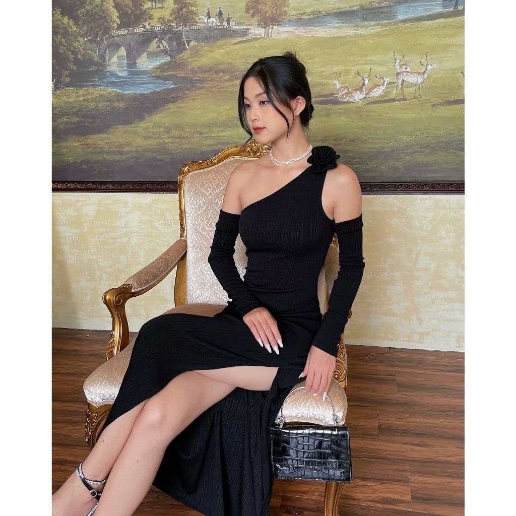Đầm Body Nữ Trễ Vai Cách Điệu Tôn Dáng Quyến Rũ - PERCY DRESS - GOÛT DE JUN