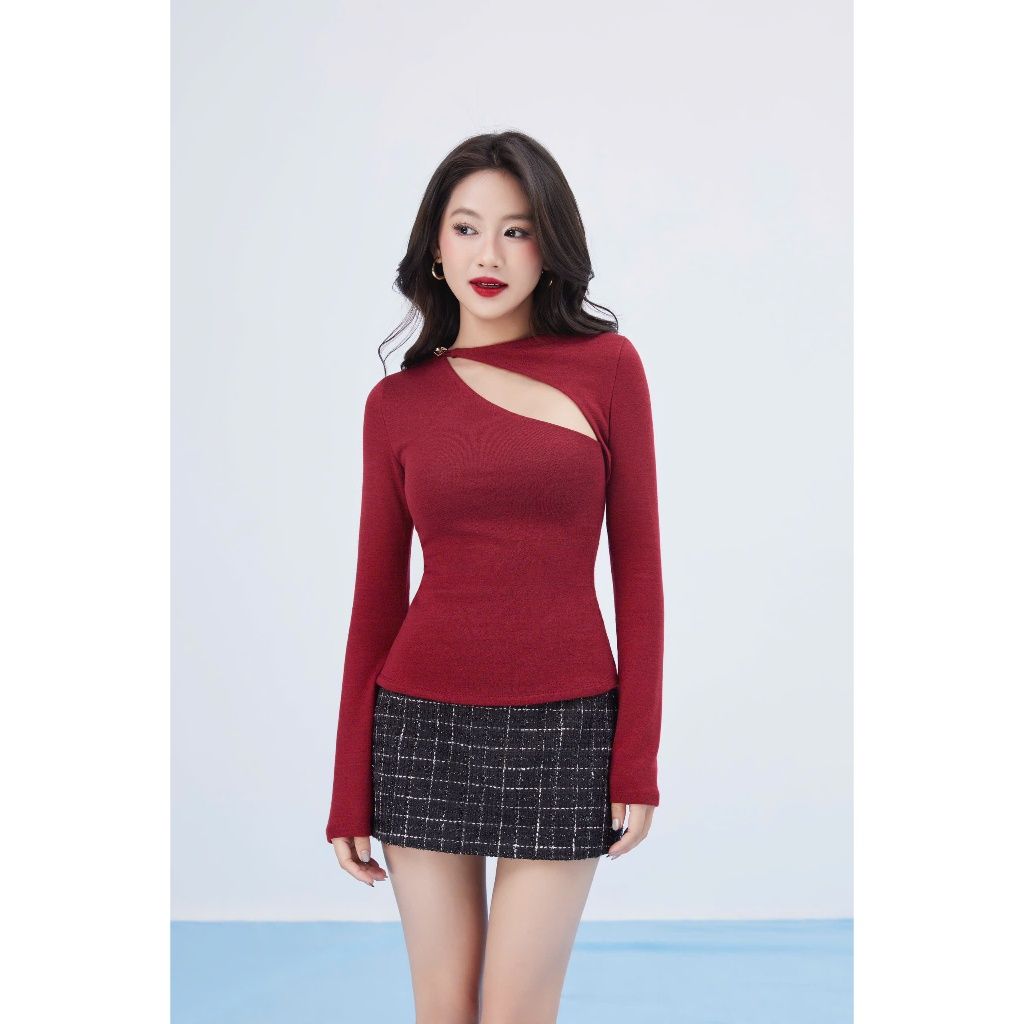 Chân Váy Chữ A Nữ Chất Liệu Tweed Ánh Kim Sành Điều - JORDI SKIRT - GOÛT DE JUN