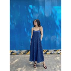 Đầm Hai Dây Kiểu Dáng Xòe Form Dài Trẻ Trung - RIAL DRESS - GOÛT DE JUN
