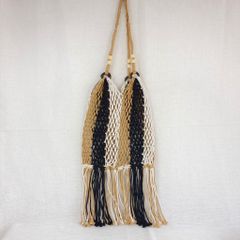Túi luới đi biển phong cách Vintage mẫu đan lưới size to hột mua hè - Goût De Jun