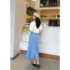 GOÛT DE JUN - Chân váy dài form A - Midi Skirt