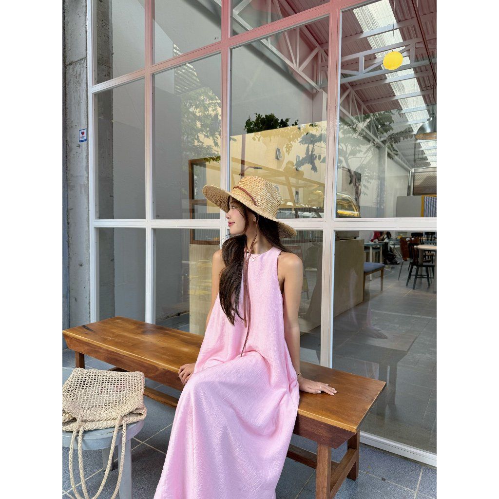 Đầm Nữ Maxi Đi Biển Freesize Dáng Bí Dễ Thương - GINIS DRESS - GOÛT DE JUN