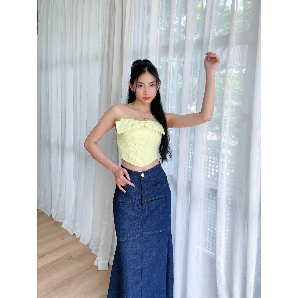 Chân Váy Denim Dáng Đuôi Cá - ENSEA SKIRT - GOÛT DE JUN