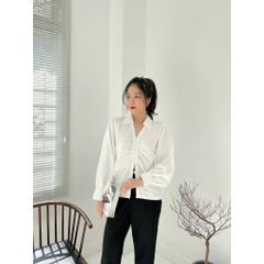 GOÛT DE JUN - Áo sơ mi freesize nhún ngực - XUCHI SHIRT