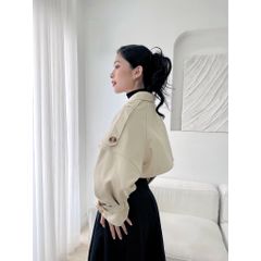 GOÛT DE JUN - Áo khoác croptop nữ kaki - JOSIE JACKET