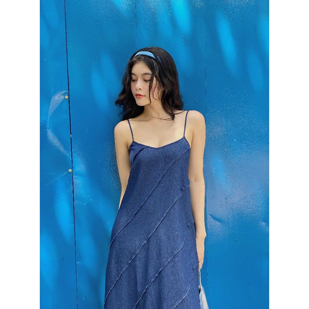 Đầm Hai Dây Kiểu Dáng Xòe Form Dài Trẻ Trung - RIAL DRESS - GOÛT DE JUN