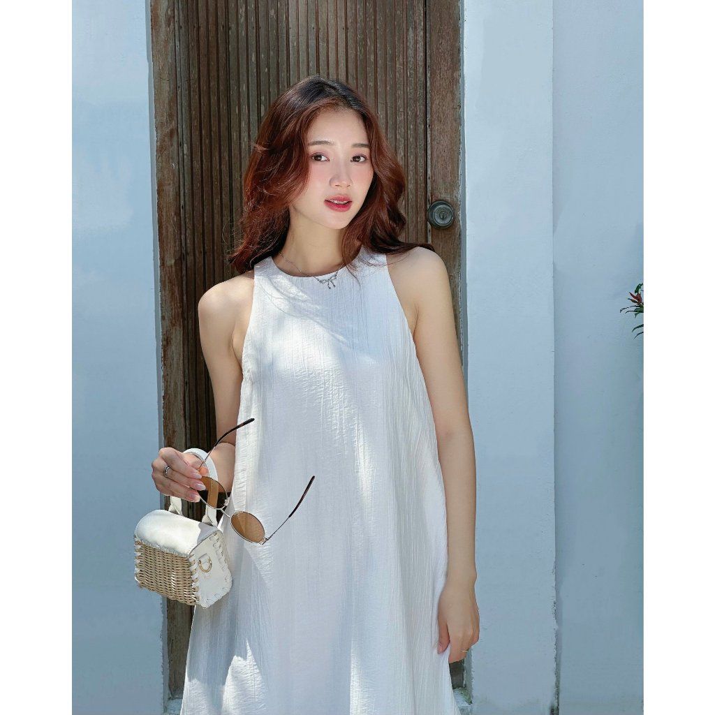 Đầm Nữ Maxi Đi Biển Freesize Dáng Bí Dễ Thương - GINIS DRESS - GOÛT DE JUN