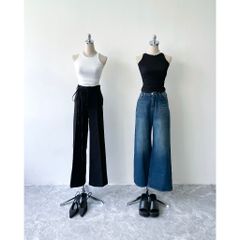 Áo Ba Lỗ Nhún Eo Hai Màu Basic - ALI TOP - GOÛT DE JUN