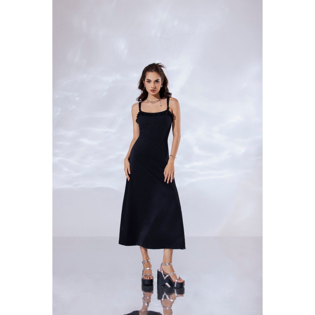 Đầm Hai Dây Kiểu Dáng Xòe Form Dài - TOGA DRESS - GOÛT DE JUN