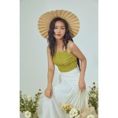 [Mã LT50 giảm 50k đơn 250k] Áo hai dây nhún thân freesize Goût De Jun MAJIO TOP