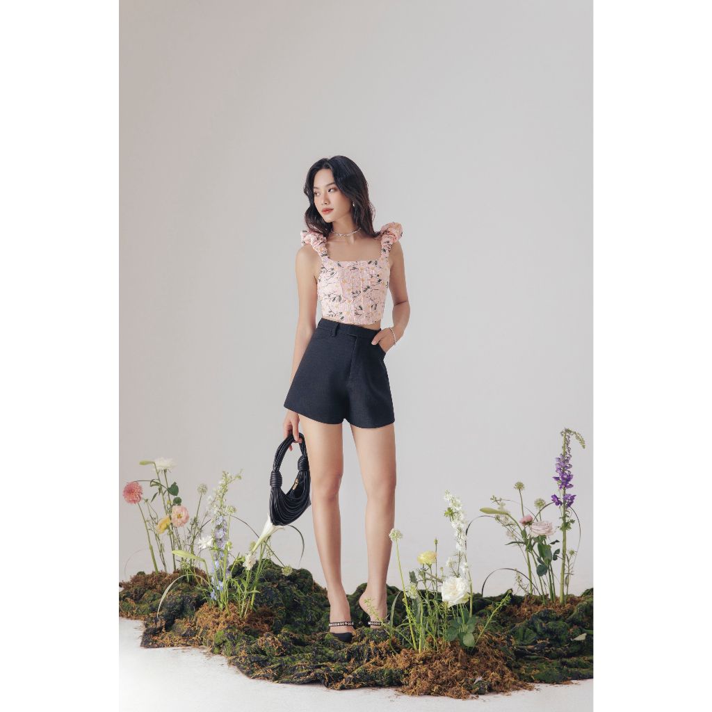 Quần Shorts Lưng Cao Cơ Bản Vian Shorts - GOÛT DE JUN