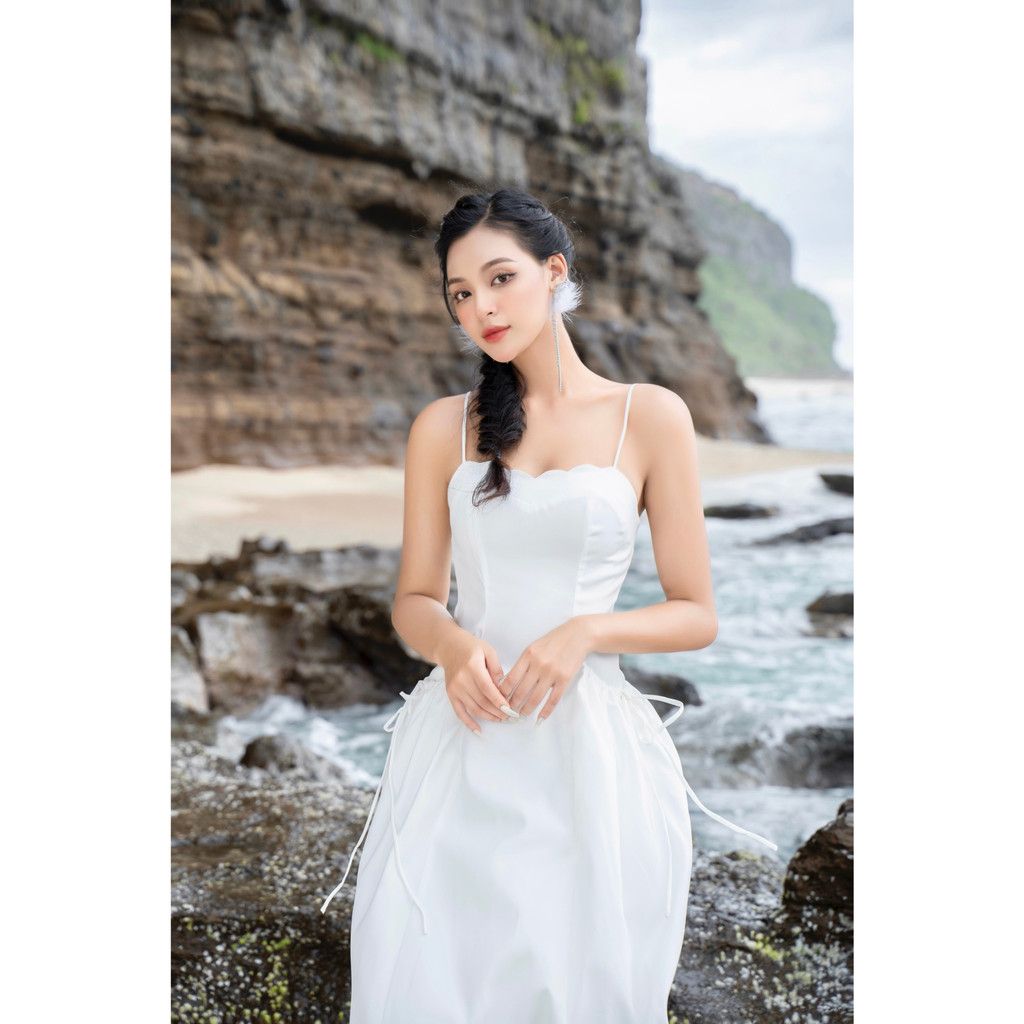 Đầm nữ hai dây gợn sóng - Berly Dress - GOÛT DE JUN