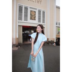 Áo Dài Nữ Tay Phồng Chất Liệu Organza Dễ Thương (Không kèm quần) - MỘC SƯƠNG  - GOÛT DE JUN