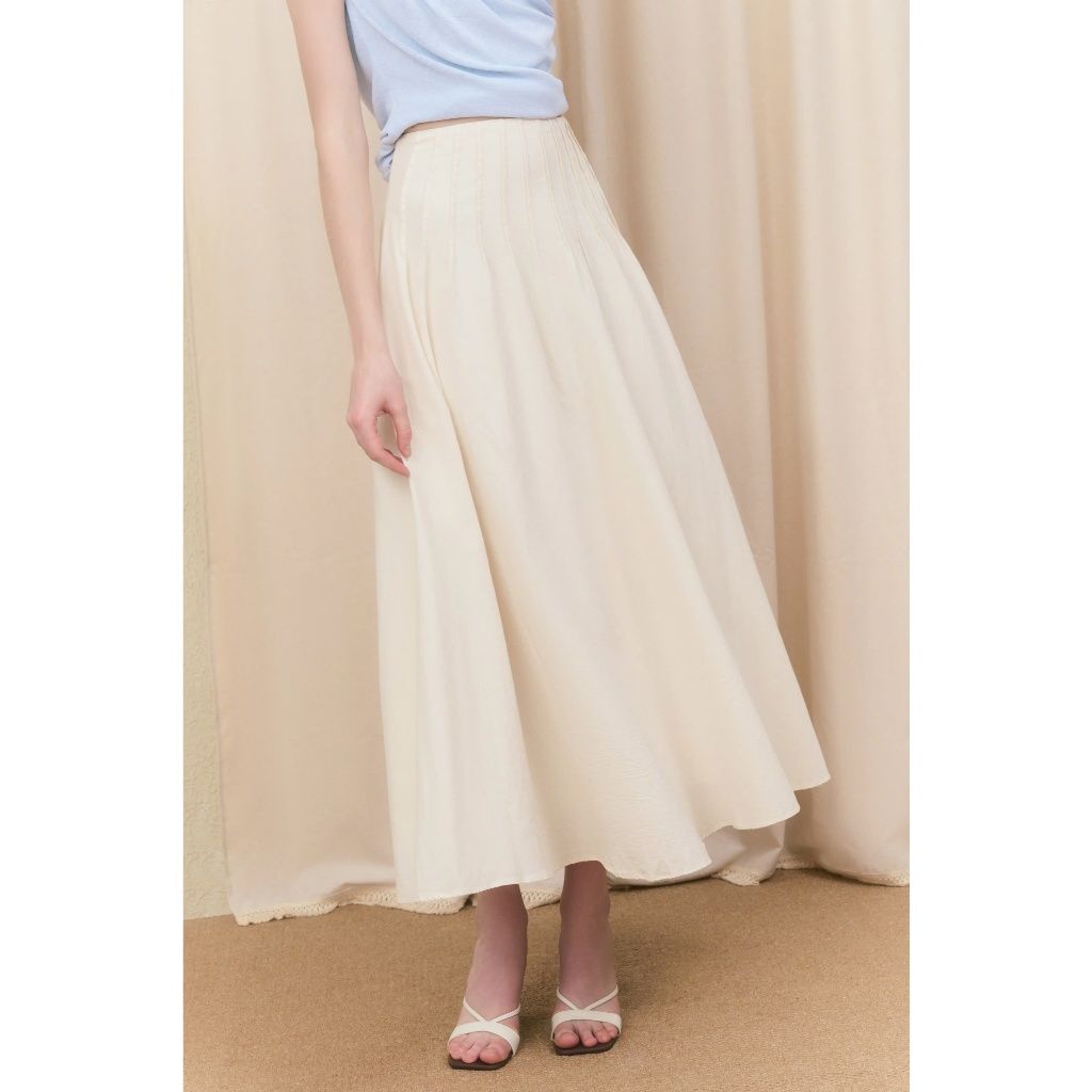 Chân Váy Nữ OMRAN SKIRT Dáng Dài Form Xòe Cơ Bản Dễ Phối Đồ GOUT DE JUN