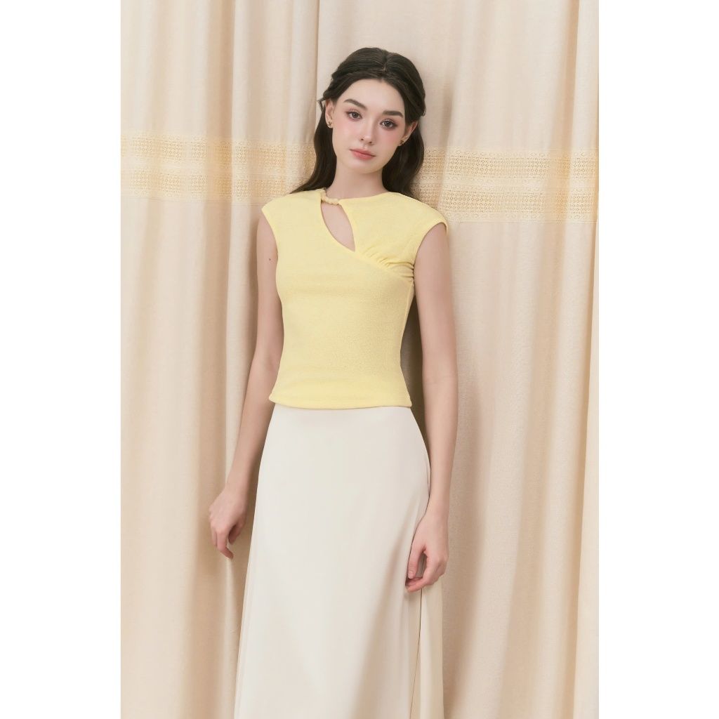 Chân Váy Nữ NAGEL SKIRT Form Dài 2 Tầng Thanh Lịch GOUT DE JUN