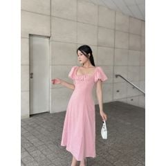 Đầm Nữ Tay Phồng Dáng Dài Thanh Lịch Amore Dress - GOÛT DE JUN