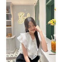 GOÛT DE JUN - Áo kiểu freesize tầng bèo siêu xinh - Catin Top